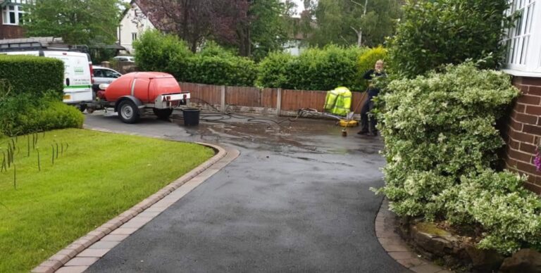 jet washing garden